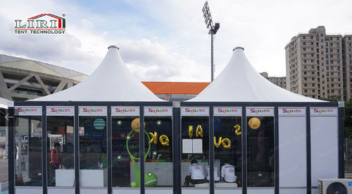Tendone per organizzazione di evento - Modular Pryamid - Liri Tent Technology - mobile