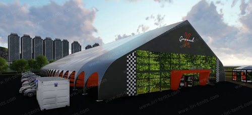 Tendone per organizzazione di evento - Indoor Go-Karting  - Liri Tent Technology - blindato