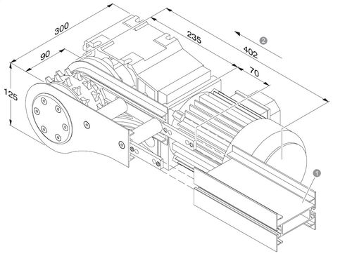 Sistema di trasporto per prodotti alimentari - Direct drives CS 090 SL - MS Plus Automation GmbH