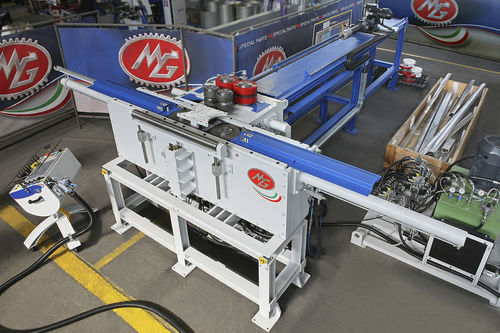 Curvatrice elettrica - SZ140 - MG S.R.L. - per profilati / a 6 rulli trascinatori