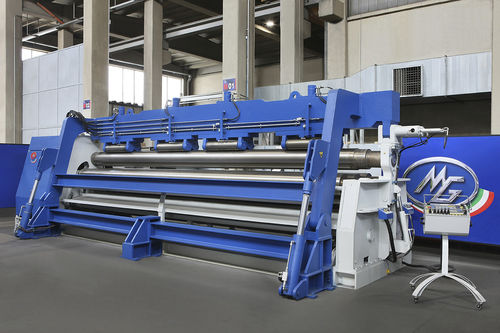 Calandra a 4 rulli - M6014E/S - MG S.R.L. - idraulica / 2 velocità / CNC