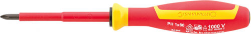 Cacciavite con impronta a croce Phillips - 4665 VDE series - STAHLWILLE EDUARD WILLE GmbH & Co. KG - isolato / manuale / in acciaio