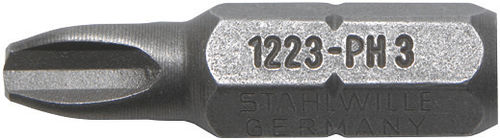 Punta per cacciavite con impronta a croce Phillips - PH 1220 - STAHLWILLE EDUARD WILLE GmbH & Co. KG - in metallo