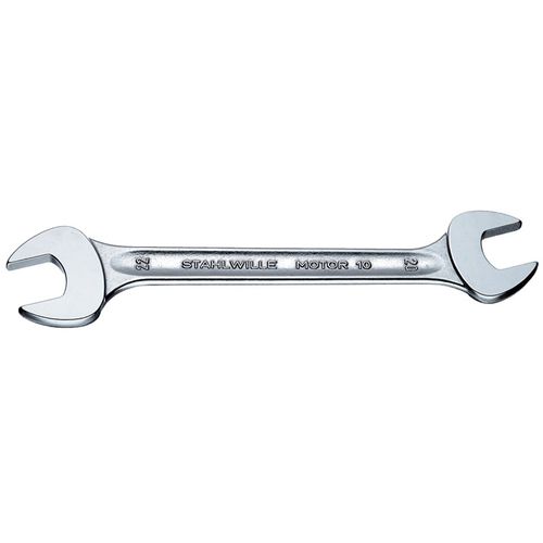 Chiave a forchetta doppia - 40030405 series - STAHLWILLE EDUARD WILLE GmbH & Co. KG - in cromo / modello dritto / in acciaio