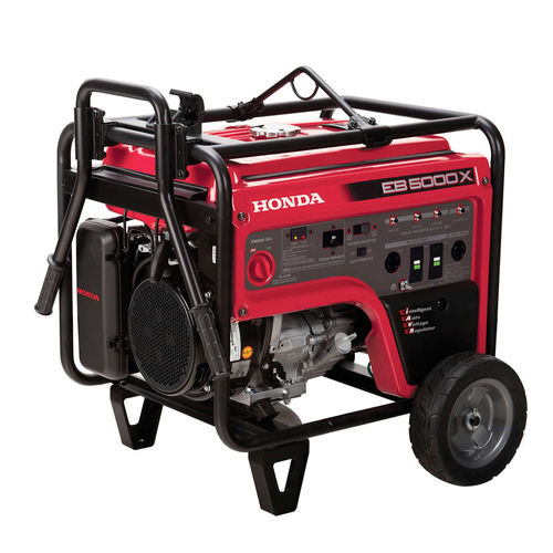 Gruppo elettrogeno a benzina - EB5000 - Honda Power Equipment - monofase / con rotelle / ad iniezione diretta