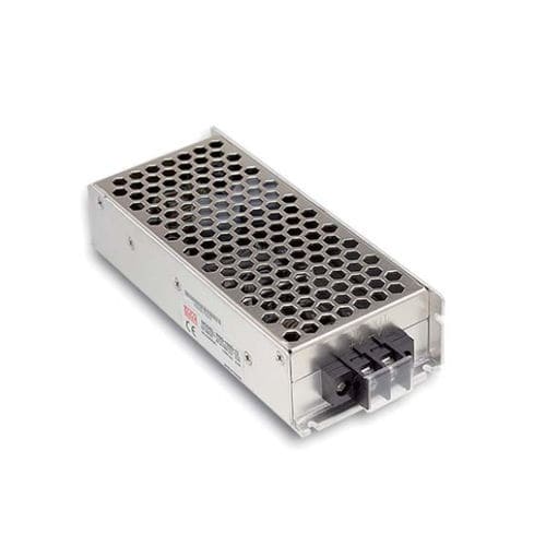 Convertitore DC/DC range di tensione di ingresso 2:1 - RSD-100 series  - Mean Well - alto isolamento I/O / incapsulato / 1U