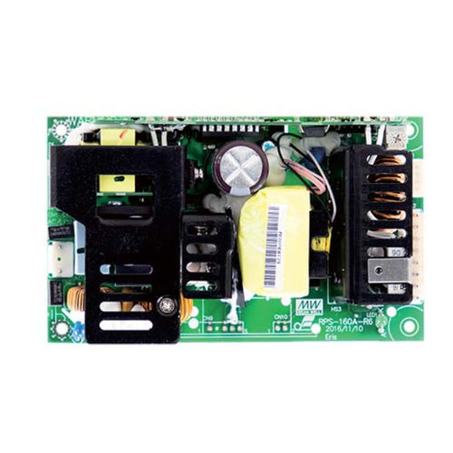 Alimentatore elettrico open frame - RPS-160 series - Mean Well - AC/DC / ad uscita semplice / con protezione contro cortocircuiti