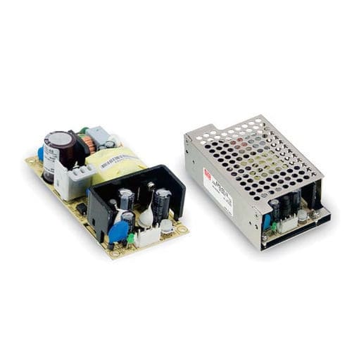 Alimentatore elettrico open frame - EPS-65 series - Mean Well - in formato 2"x4" / AC/DC / ad uscita semplice