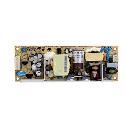 Alimentatore elettrico open frame - ELP-75 series  - Mean Well - 1U / AC/DC / ad uscita semplice