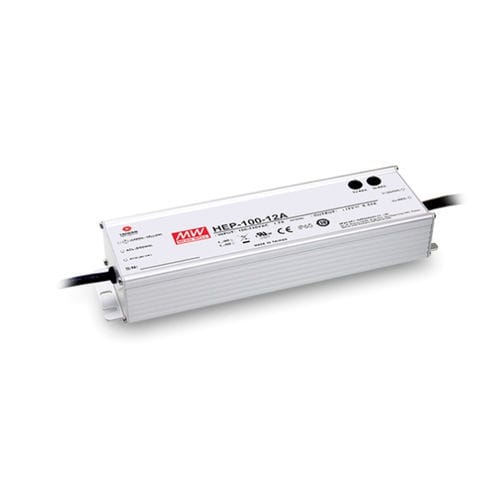 Alimentatore elettrico da incasso - HEP-100 series - Mean Well - AC/DC / a commutazione / con protezione contro cortocircuiti