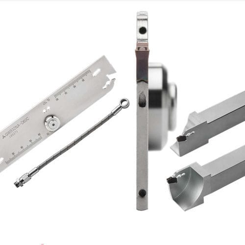 Utensile di scanalatura esterno - GW - MITSUBISHI MATERIALS - a flangia / con fluido di raffreddamento