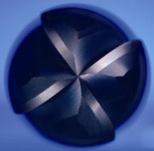 Fresa di testa semisferica - VF4MB series - MITSUBISHI MATERIALS - a codolo / integrale / per acciaio