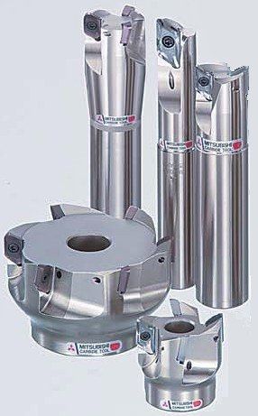 Fresa a riccio - AXD series - MITSUBISHI MATERIALS - a inserti / per alluminio / di alta precisione