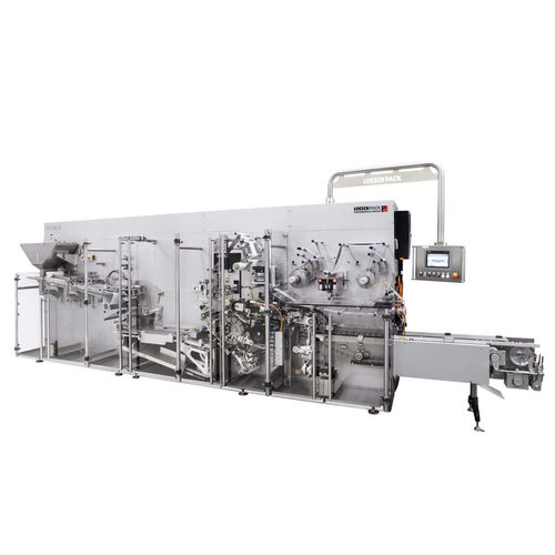 Macchina per imballaggio con pellicola piegata - RPM-S - LOESCH Verpackungstechnik GmbH + Co. KG - automatica / per chewing gum / per prodotti dolciari