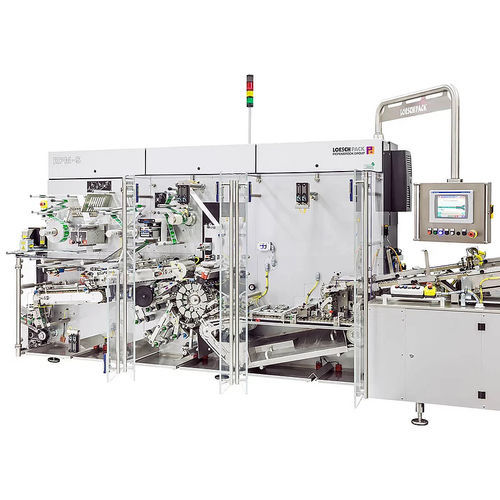 Macchina per imballaggio con pellicola piegata - RPM-S - LOESCH Verpackungstechnik GmbH + Co. KG - automatica / per prodotti dolciari / per chewing gum