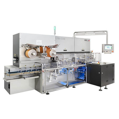 Macchina per imballaggio a due vie - LTM-DUO - LOESCH Verpackungstechnik GmbH + Co. KG - automatica / con pellicola piegata / per prodotti al cioccolato
