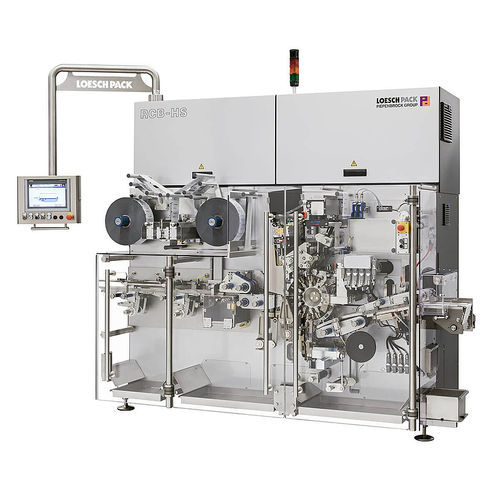 Macchina per imballaggio con pellicola piegata - RCB - LOESCH Verpackungstechnik GmbH + Co. KG - automatica / compatta / per prodotti al cioccolato