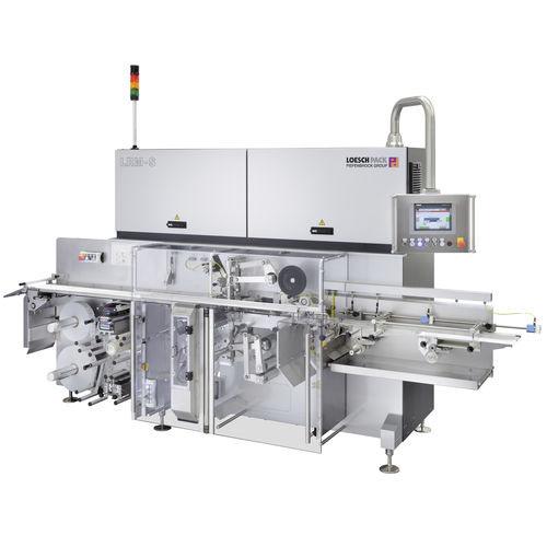 Macchina per imballaggio con pellicola piegata - LRM-S - LOESCH Verpackungstechnik GmbH + Co. KG - automatica / per prodotti al cioccolato / per l'industria della panificazione