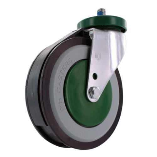 Ruota girevole - H36ABDB5G0XEF - P&H Casters - a barra / per carrello / in polipropilene