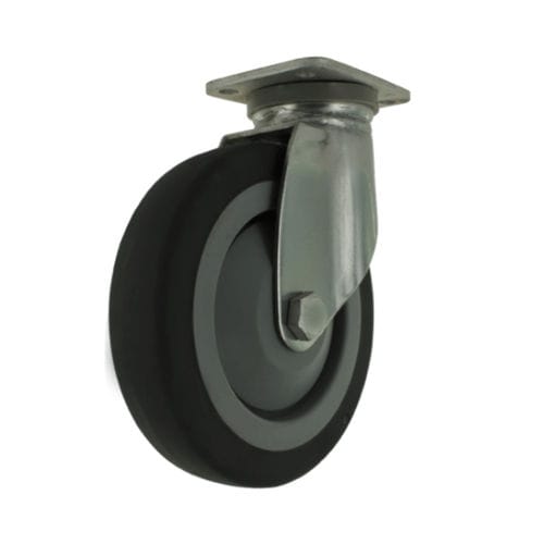 Ruota girevole - F25P160QC0V - P&H Casters - con piastra girevole / in polipropilene / in acciaio inossidabile