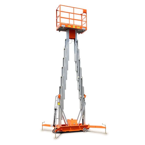 Piattaforma a sfilo verticale semovente - GTWY12-2000 / GTWY10-2000 / GTWY8-2000 - Zhejiang Dingli Machinery Co,Ltd - con alimentazione a batteria