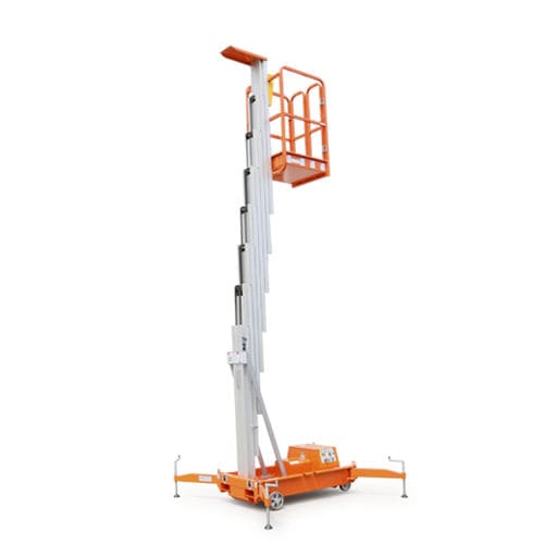 Piattaforma a sfilo verticale semovente - GTWY12-1000 / GTWY10-1000 / GTWY8-1000 - Zhejiang Dingli Machinery Co,Ltd - con alimentazione a batteria