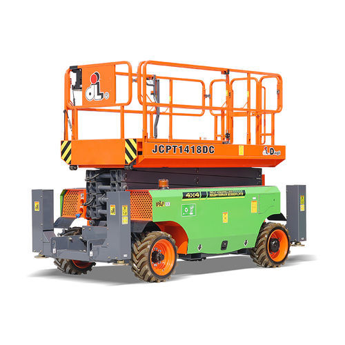 Piattaforma elevatrice a forbice semovente - JCPT1418DC - Zhejiang Dingli Machinery Co,Ltd - elettrica / compatta