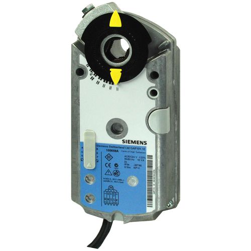 Attuatore per serrande pneumatico - GAP191.1E - Siemens Fire Safety - rotativo / IP54