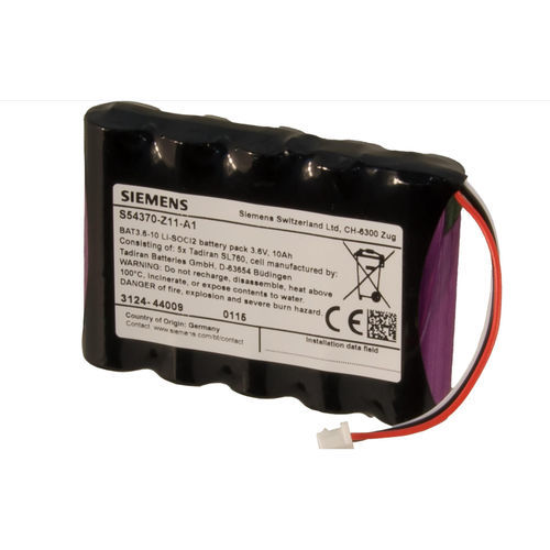Batteria al litio - BAT3.6-10 - Siemens Fire Safety - cilindrica / rettangolare