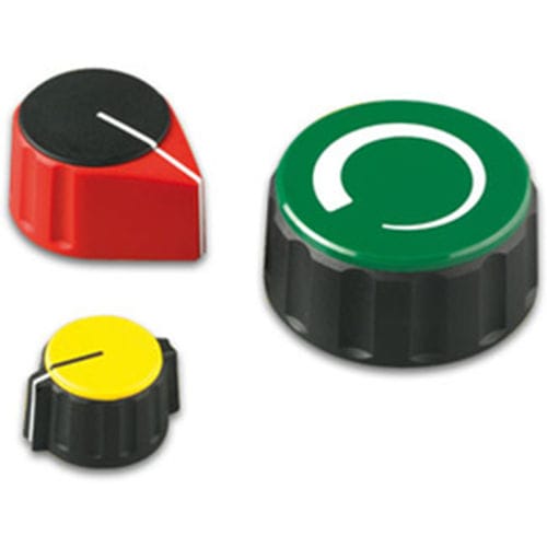 Pulsante di comando meccanico con indicatore di posizione - CTX Thermal Solutions - zigrinato