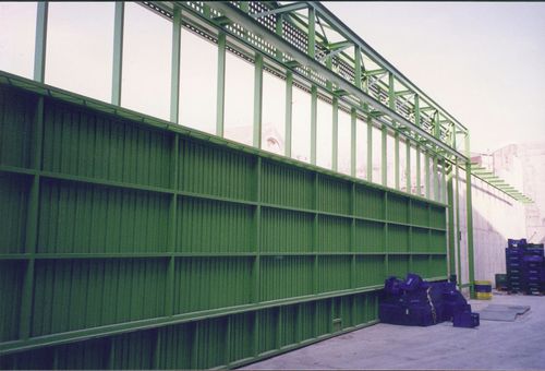 Porta scorrevole - Talleres Alfa Torres - industriale / di grandi dimensioni / a motore