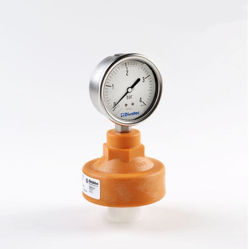 Manometro con quadrante - DV902 - DIVATEC,SL - PTFE / a membrana