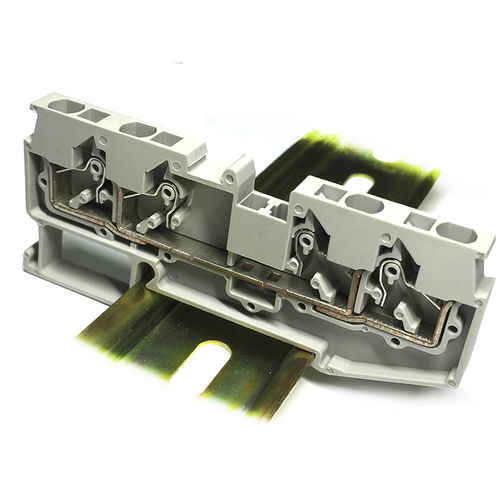 Morsetto componibile su guida DIN - JUT14 series - Utility Electrical Co., Ltd. - push-in / a molla