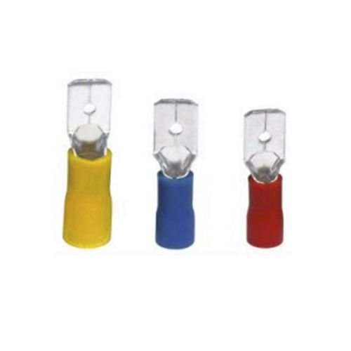 Capocorda senza saldature maschio - MDD series - Utility Electrical Co., Ltd. - a compressione / piatta / con isolamento in nylon