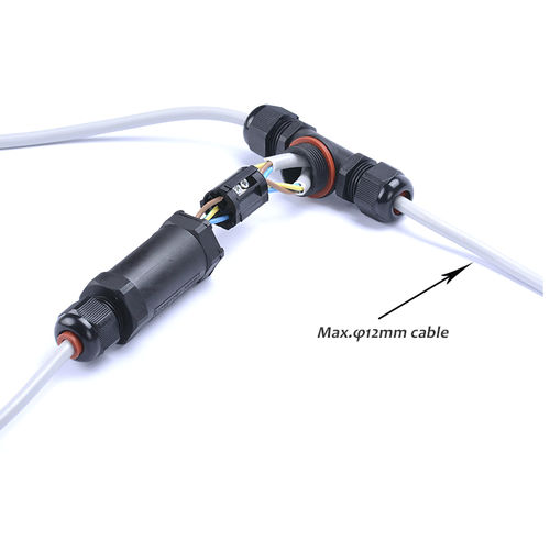Connettore di alimentazione elettrica - T series - Utility Electrical Co., Ltd. - a T / bloccabile mediante vite / 3 poli