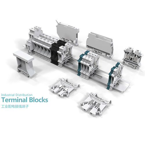 Morsetto componibile su guida DIN - JUT1 series - Utility Electrical Co., Ltd. - con connessione a vite / standard