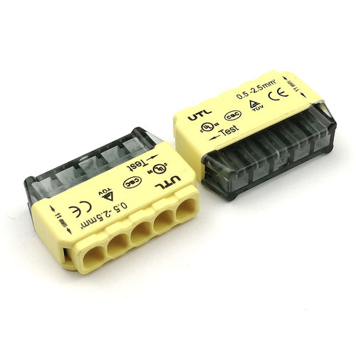 Morsetto componibile push-in - UC41-05-GN - Utility Electrical Co., Ltd. - senza viti / a molla / con connessione rapida