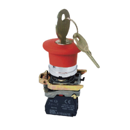 Pulsante a chiave - LA110-B4-BS series - Utility Electrical Co., Ltd. - di arresto di emergenza / push-to-lock