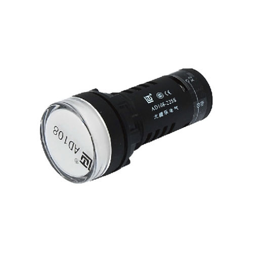 Indicatore luminoso a due colori - AD108-22SS - Utility Electrical Co., Ltd. - permanente / ad innesto rapido / rotondo