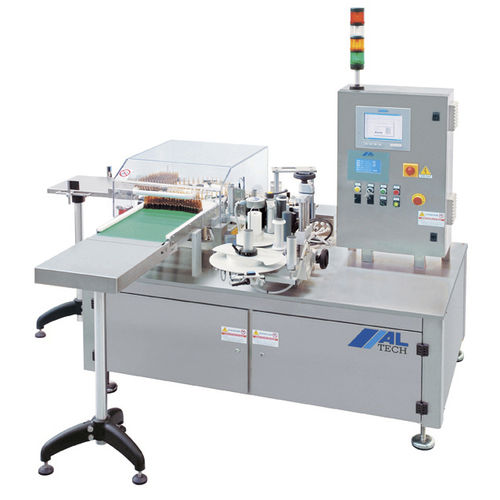 Macchina di etichettatura automatica - ALpharma A - ALTECH - per bottiglie / per flacone / per l'industria farmaceutica