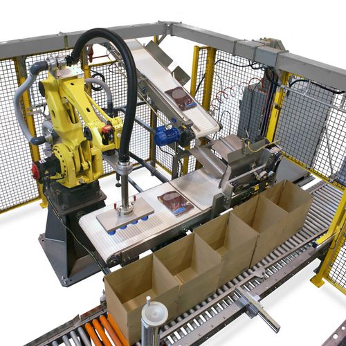Incassatrice robotizzata - LRC-500 - Mpac Langen - a carico dall'alto / per derrate alimentari / per applicazioni mediche