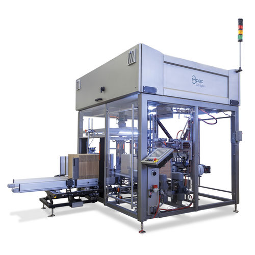 Incassatrice a carico dall'alto - SOLANO - Mpac Langen - automatica / per derrate alimentari / per formaggio