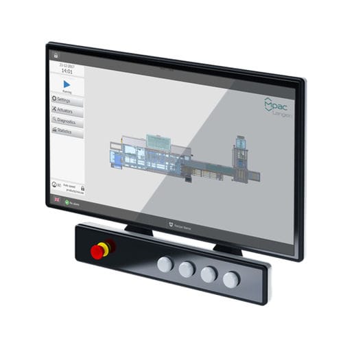 HMI con touch screen - Mpac Langen - ad incastro / ad uso industriale / di controllo