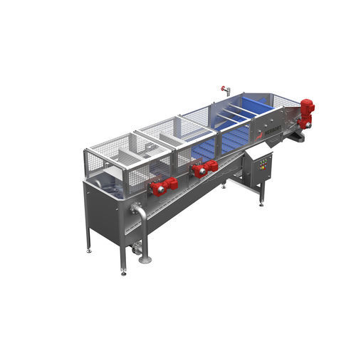 Lavatrice agroalimentare per verdura - 48A - Herbort - per frutta / a nastro / di risciacquo