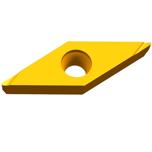 Inserto da taglio positivo - VCGT110301L-JF - OKE Precision Cutting Tools Co., Ltd. - per pezzi piccoli / di classe G