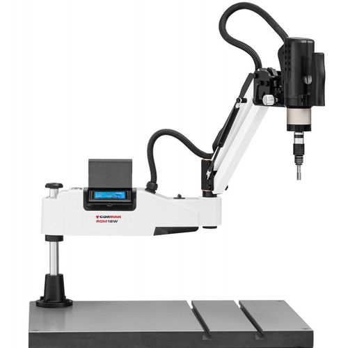 Macchina di maschiatura con braccio articolato - RG16 - Cormak - manuale / automatica
