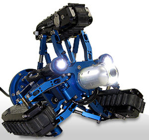 Robot di ispezione cingolato - Versatrax Vertical Crawler™ - Inuktun InCommand Robotics LLC - con illuminazione a LED / a tenuta stagna / funzionamento verticale