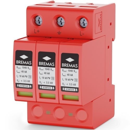 Limitatore di sovratensione di tipo 2 - SAPV100T2 - BREMAS BETTER SWITCHES - classe II / per impianto fotovoltaico / DC