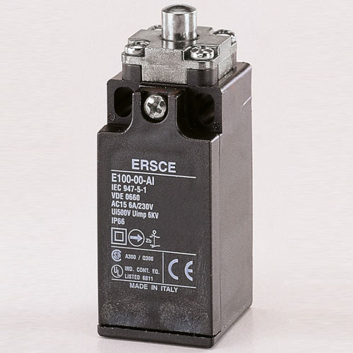 Contatto di fine corsa per attuatore - E10000AI - BREMAS BETTER SWITCHES - IP66 / di sicurezza / con stantuffo