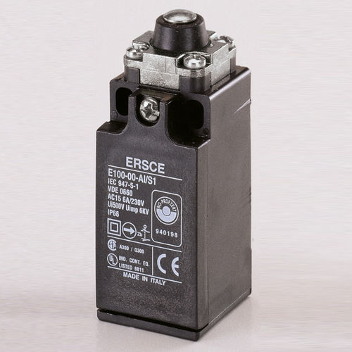 Contatto di fine corsa per attuatore - E10000AMS1 - BREMAS BETTER SWITCHES - IP66 / di sicurezza / con stantuffo